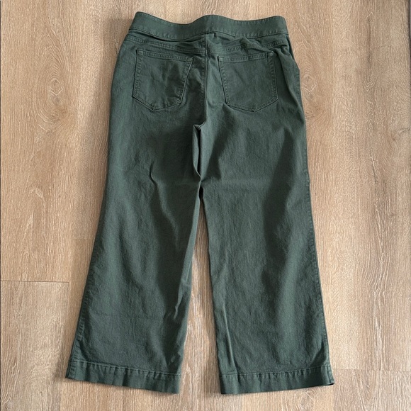 LOFT Palmer Wide Leg Pants in Twill - Picture 3 of 4